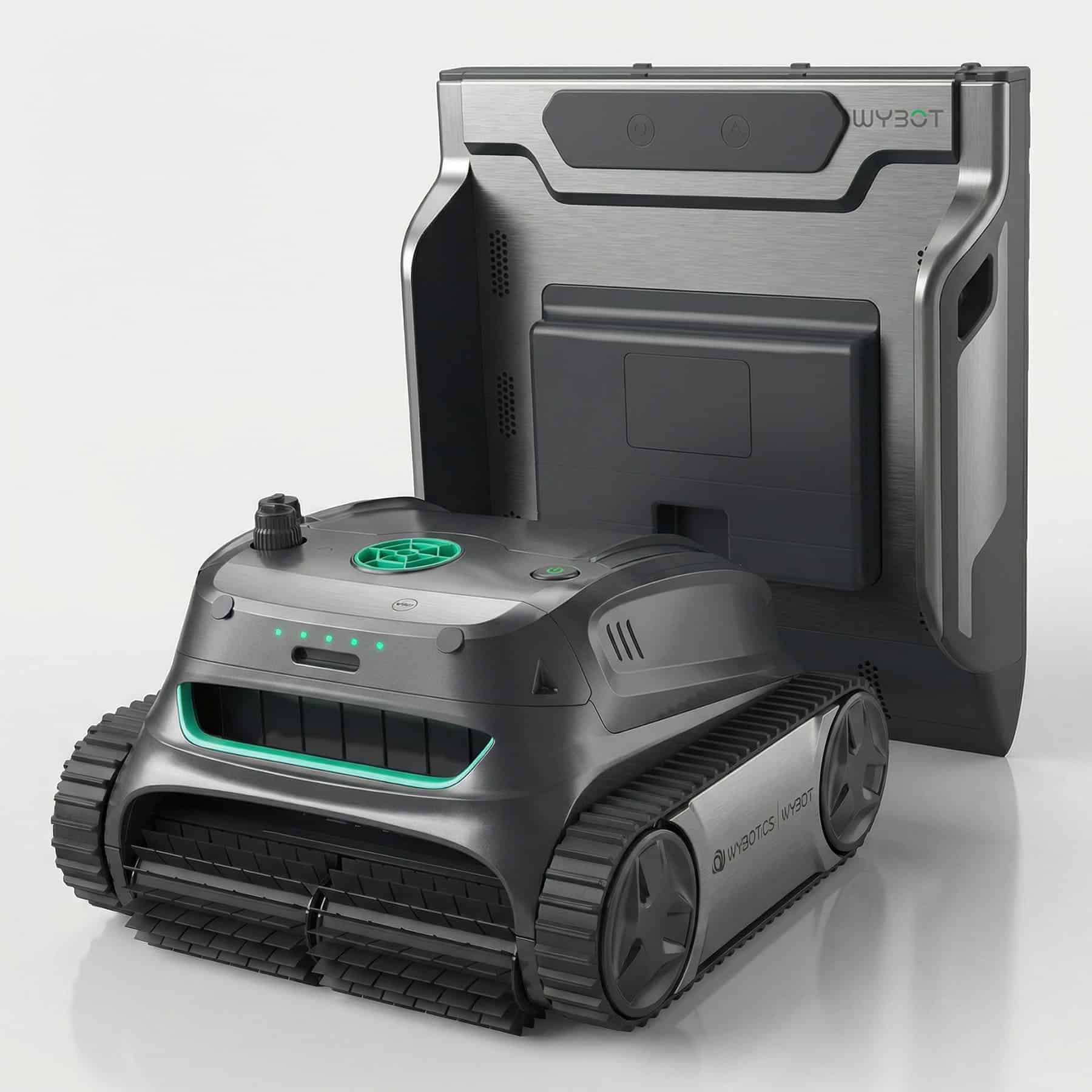 WYBOT | S2 PRO Poolroboter | Induktive Ladestation, bis 300 m²